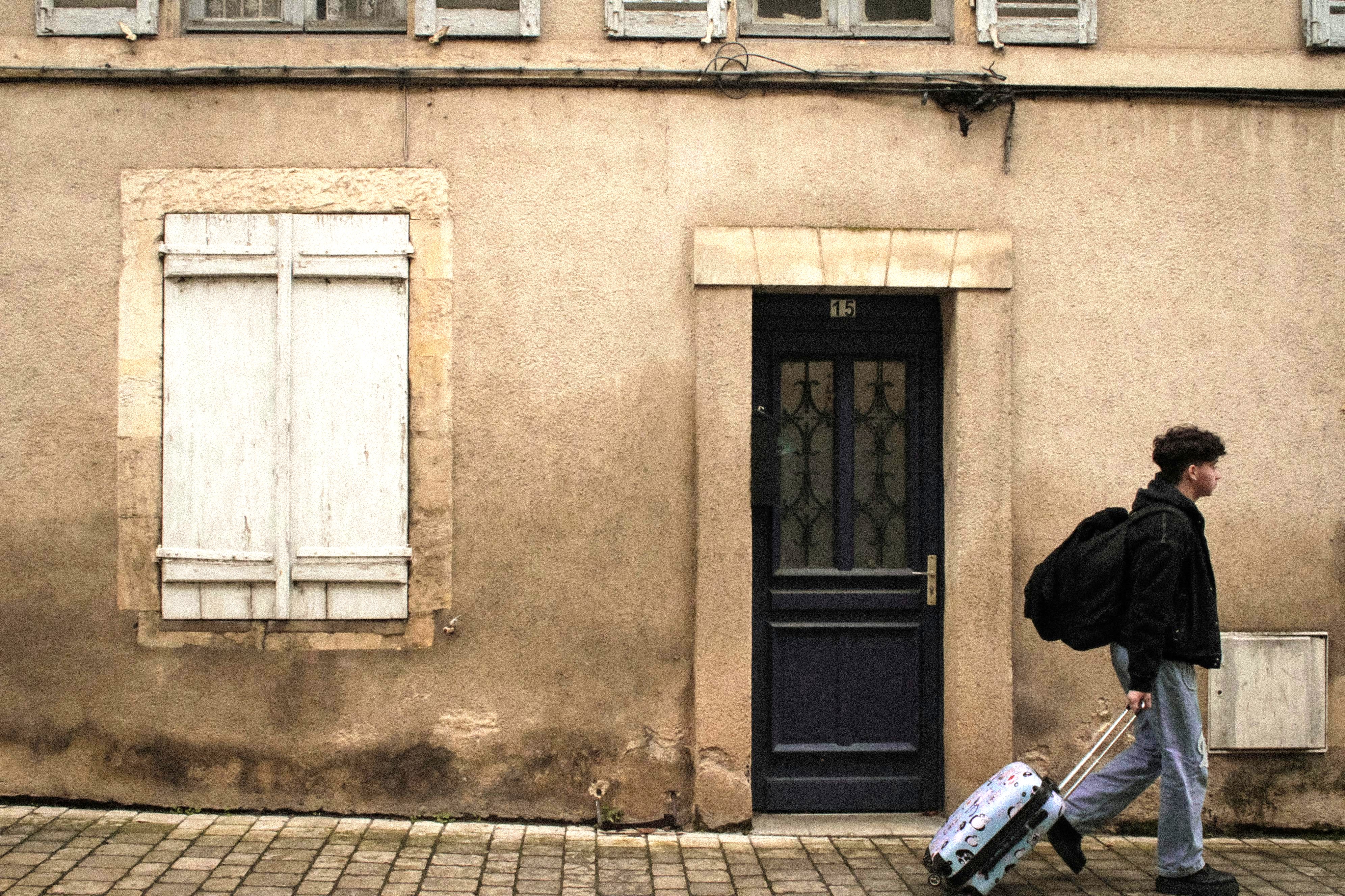 the  villa overlooks dramatic mountainous scenery